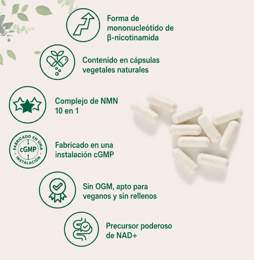 Suplemento NMN Complex Micro Ingredients